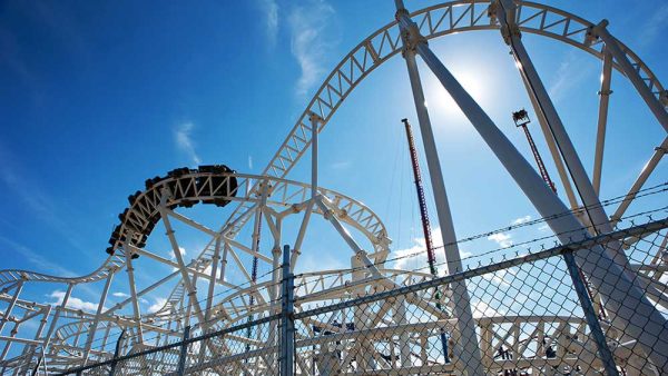 Stock market rollercoaster